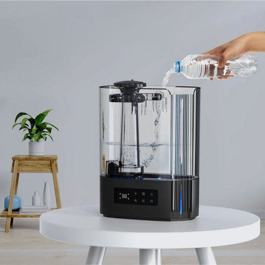 Umidificator Ultrasonic Profesional CONOPU® 6L Dormitor, Camere Mari, Difuzor de Arome, Bebeluși, 60 ore, Control Inteligent al Umidității, UltraSilențios