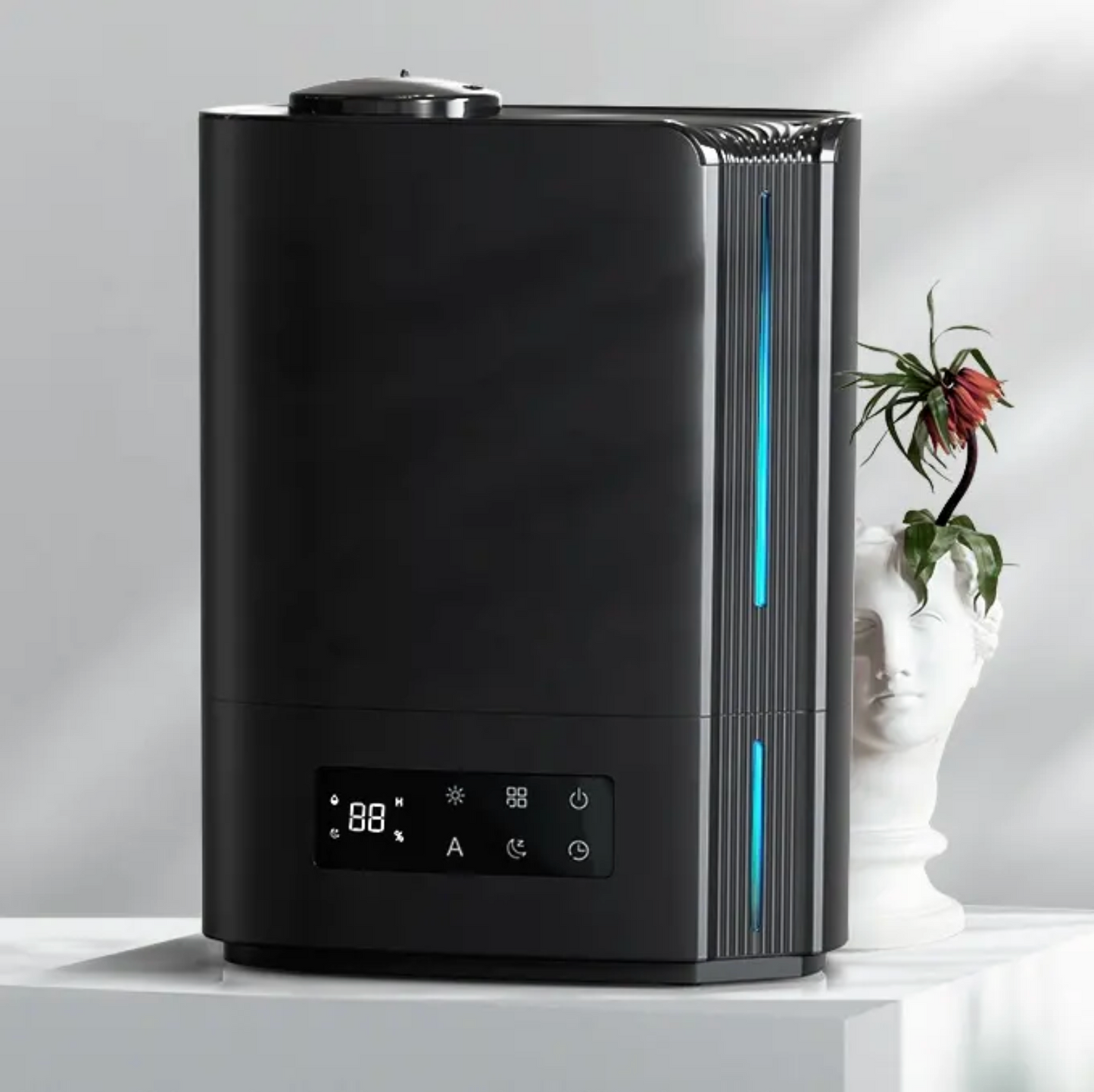 Umidificator Ultrasonic Profesional CONOPU® 6L Dormitor, Camere Mari, Difuzor de Arome, Bebeluși, 60 ore, Control Inteligent al Umidității, UltraSilențios